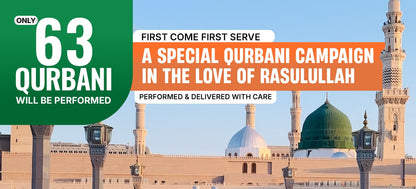 Perform Qurbani in the name of Rasulullah ﷺ in Makkah